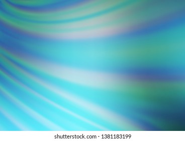 Light BLUE vector glossy abstract template. An elegant bright illustration with gradient. Brand new style for your business design.