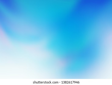 Light BLUE vector glossy abstract background. Glitter abstract illustration with an elegant design. The template can be used for your brand book.
