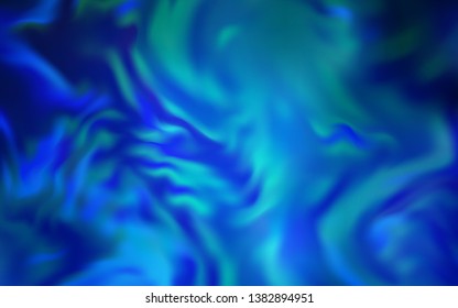 Light BLUE vector glossy abstract layout. Colorful illustration in abstract style with gradient. New design for your business.