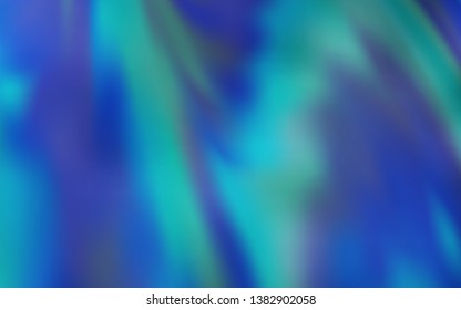 Light BLUE vector glossy abstract layout. Creative illustration in halftone style with gradient. New way of your design.