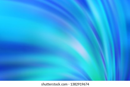 Light BLUE vector glossy abstract background. A completely new colored illustration in blur style. New style design for your brand book.