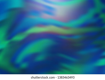 Light BLUE vector glossy abstract template. Colorful abstract illustration with gradient. The template for backgrounds of cell phones.