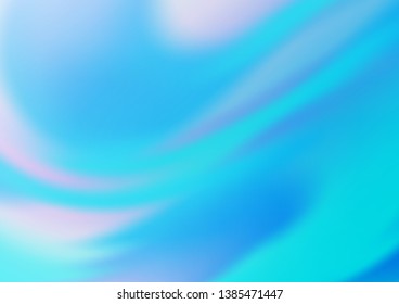 Light BLUE vector glossy abstract template. An elegant bright illustration with gradient. The template can be used for your brand book.