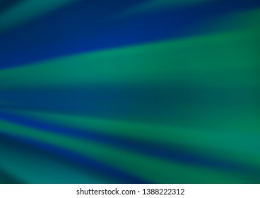 Light BLUE vector glossy abstract template. Glitter abstract illustration with an elegant design. The template for backgrounds of cell phones.