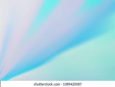 Light BLUE vector glossy abstract template. Colorful illustration in abstract style with gradient. A completely new design for your business.