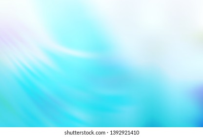 Light BLUE vector glossy abstract background. Glitter abstract illustration with gradient design. The best blurred design for your business.