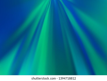 Light BLUE vector glossy abstract background. Colorful illustration in blurry style with gradient. The background for your creative designs.