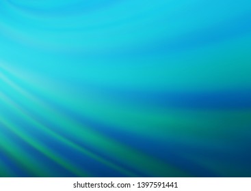 Light BLUE vector glossy abstract template. Colorful illustration in blurry style with gradient. The template for backgrounds of cell phones.