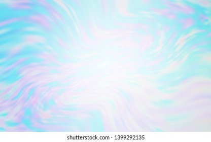 Light BLUE vector glossy abstract background. Glitter abstract illustration with gradient design. Elegant background for a brand book.