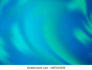 Light BLUE vector glossy abstract template. A vague abstract illustration with gradient. The blurred design can be used for your web site.