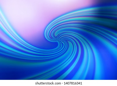 Light BLUE vector glossy abstract backdrop. Glitter abstract illustration with gradient design. New way of your design.