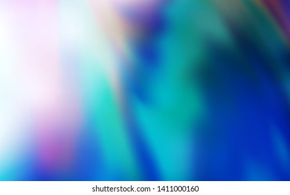 Light BLUE vector glossy abstract layout. Colorful abstract illustration with gradient. New style for your business design.