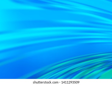Light BLUE vector glossy abstract template. Colorful illustration in abstract style with gradient. Brand new style for your business design.