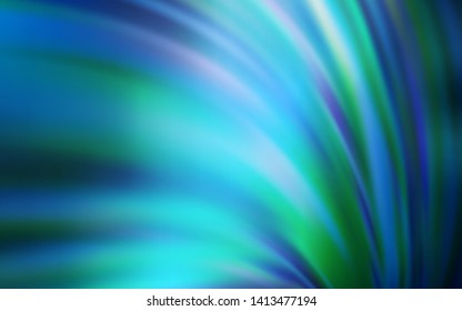Light BLUE vector glossy abstract layout. A completely new colored illustration in blur style. New style for your business design.