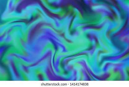 Light BLUE vector glossy abstract layout. A completely new colored illustration in blur style. Background for designs.