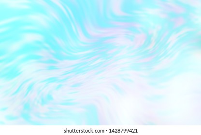 Light BLUE vector glossy abstract backdrop. Colorful illustration in abstract style with gradient. The best blurred design for your business.
