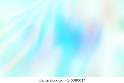 Light BLUE vector glossy abstract layout. Colorful illustration in abstract style with gradient. Background for designs.