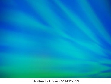 Light BLUE vector glossy abstract background. A completely new color illustration in a bokeh style. Brand new style for your business design.