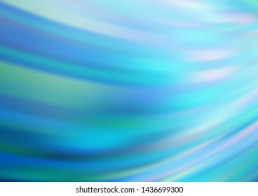 Light BLUE vector glossy abstract background. Colorful abstract illustration with gradient. A completely new design for your business.