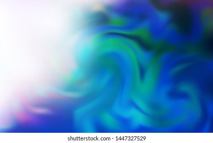 Light BLUE vector glossy abstract backdrop. Colorful abstract illustration with gradient. New design for your business.