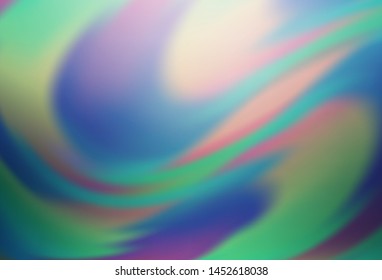 Light BLUE vector glossy abstract layout. Colorful illustration in abstract style with gradient. Background for designs.