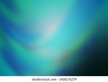 Light BLUE vector glossy abstract template. An elegant bright illustration with gradient. A completely new template for your design.