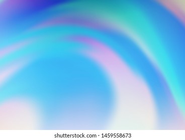 Light BLUE vector glossy abstract template. Modern geometrical abstract illustration with gradient. Brand new design for your business.
