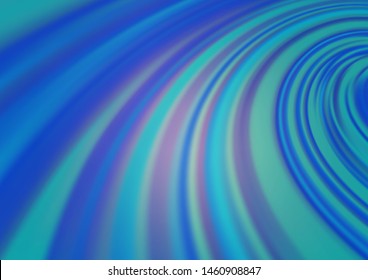 Light BLUE vector glossy abstract template. Colorful illustration in abstract style with gradient. A new texture for your design.