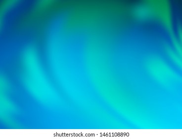 Light BLUE vector glossy abstract template. Colorful illustration in abstract style with gradient. The elegant pattern for brand book.