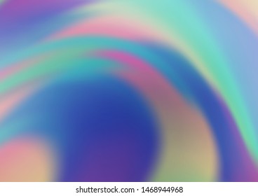 Light BLUE vector glossy abstract template. A vague abstract illustration with gradient. Brand new style for your business design.
