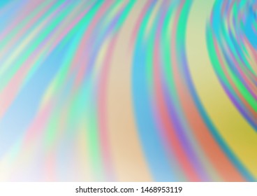 Light BLUE vector glossy abstract background. Colorful illustration in abstract style with gradient. The template can be used for your brand book.