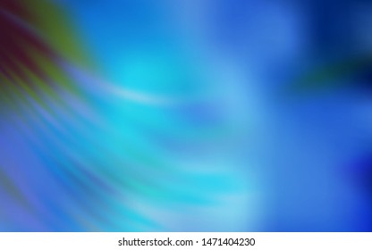 Light BLUE vector glossy abstract backdrop. Colorful illustration in abstract style with gradient. The best blurred design for your business.