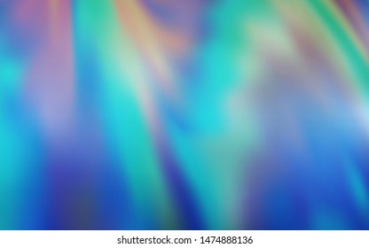 Light BLUE vector glossy abstract layout. Glitter abstract illustration with gradient design. New design for your business.