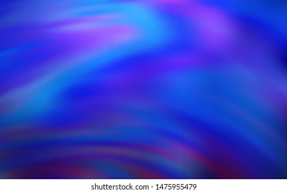 Light BLUE vector glossy abstract backdrop. New colored illustration in blur style with gradient. Smart design for your work.