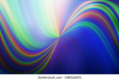 Light BLUE vector glossy abstract background. New colored illustration in blur style with gradient. Background for designs.