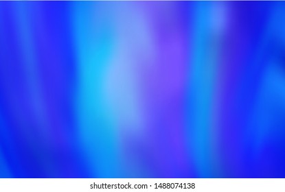 Light BLUE vector glossy abstract backdrop. Glitter abstract illustration with gradient design. Blurred design for your web site.