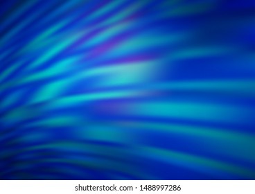 Light BLUE vector glossy abstract template. Modern geometrical abstract illustration with gradient. The template for backgrounds of cell phones.