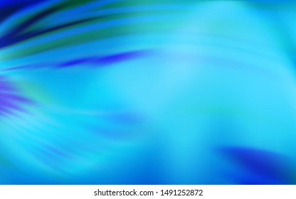 Light BLUE vector glossy abstract background. A completely new colored illustration in blur style. New style for your business design.