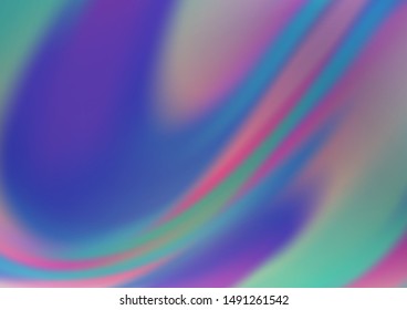 Light BLUE vector glossy abstract background. A completely new color illustration in a bokeh style. A completely new design for your business.
