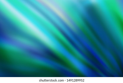 Light BLUE vector glossy abstract background. Colorful illustration in abstract style with gradient. New way of your design.