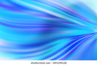 Light BLUE vector glossy abstract layout. Colorful abstract illustration with gradient. New design for your business.