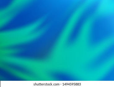 Light BLUE vector glossy abstract background. Colorful illustration in abstract style with gradient. A new texture for your design.