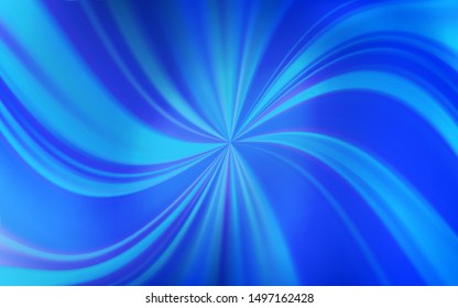 Light BLUE vector glossy abstract backdrop. Colorful abstract illustration with gradient. Blurred design for your web site.
