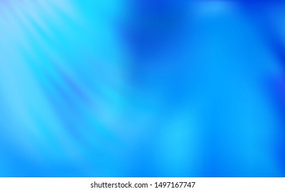 Light BLUE vector glossy abstract layout. Modern abstract illustration with gradient. Elegant background for a brand book.