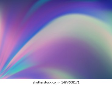Light BLUE vector glossy abstract template. Shining colorful illustration in a Brand new style. A completely new design for your business.
