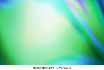 Light BLUE vector glossy abstract background. Glitter abstract illustration with gradient design. New design for your business.
