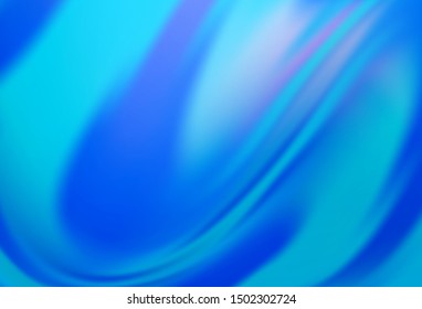 Light BLUE vector glossy abstract backdrop. Colorful illustration in abstract style with gradient. Smart design for your work.