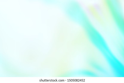 Light BLUE vector glossy abstract backdrop. Colorful abstract illustration with gradient. Completely new design for your business.