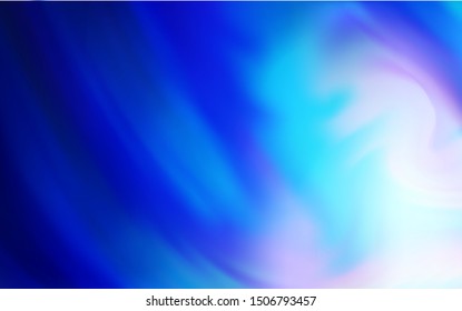 Light BLUE vector glossy abstract background. Creative illustration in halftone style with gradient. New design for your business.