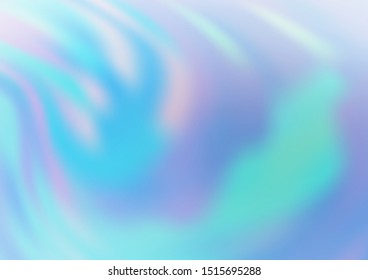 Light BLUE vector glossy abstract template. An elegant bright illustration with gradient. The template can be used for your brand book.